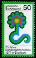 N927 / Németország 1977 Kertészeti Kiállítás bélyeg postatiszta