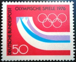 N875 / Németország 1976 Téli Olimpia bélyeg postatiszta