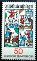N922 / Németország 1977  "Eulenspiegelig" bélyeg postatiszta