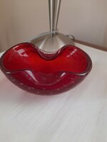 Bubble ashtray red