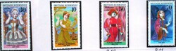 N908-11 / Németország 1976 Híres színésznők bélyegsor postatiszta
