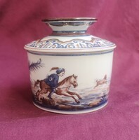 Antique Limoges porcelain incense burner. Hand painted, rare!