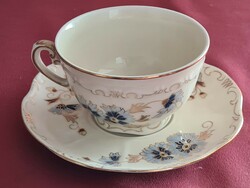 Zsolnay búzavirágos teás csésze