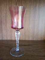 Tall glass chalice