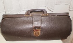 Old leather medical bag