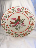 Bird wall plate with a folk motif