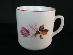 Zsolnay porcelán rózsás bögre
