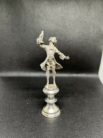 Silver miniature mozart figure