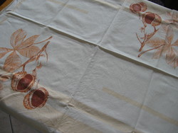 Chestnut pattern tablecloth, tablecloth