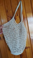 Retro crochet shopping bag bag foldable