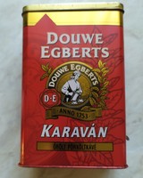 Douwe egberts caravan metal coffee box for sale!