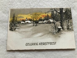 Antique, old litho postcard -10.