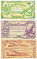 Magyarország 1-2-5 repülő pengő REPLIKA 1941
