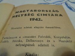 Magyarország helység címtára , 1942 .