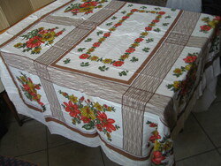 Floral tablecloth, tablecloth
