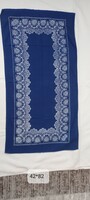 Blue tablecloth