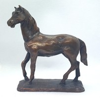 Saint Nicholas - horse 12 x 14 x 5 cm bronze