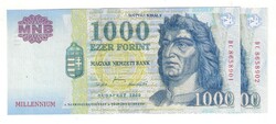 2000. 1000 forint DC MILLENNIUM UNC