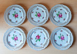 Bavaria német porcelán tányér garnitúra