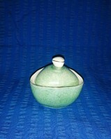 Hollóháza porcelain sugar bowl with luster glaze