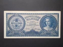 Hungary 1 billion milpengő 1946 f