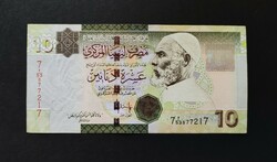 Libya 10 dinars 2009, ef