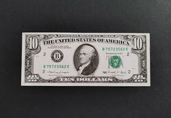Misprint! US $10 1990, 
