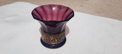 Art Deco Walther d.R.P. Old colored glass vase