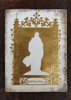 Old embossed holy image