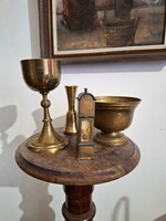 Copper objects goblet caspo etc
