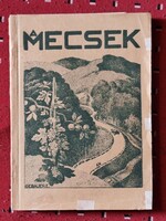 1939 The detailed guide of the mcsek - with the two special maps! Free royal city of Pécs tourist office