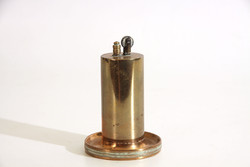 Copper table lighter m=12cm d=8cm | cartridge case cannon case