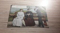 Antique romantic postcard.