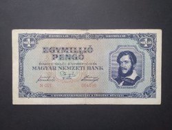 Hungary 1 million pengő 1945 f