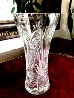 Új hibátlan dekoratív kristály váza