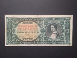 Magyarország 100000 Milpengő 1946 F