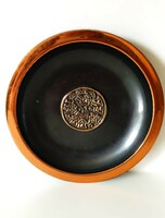 Copper and bronze, wall decoration/wall plate /Kopcsányi Otto?/
