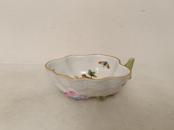 Antique Herend serving bowl bowl leaf porcelain flawless rothschild pattern Herend 836 8274