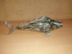 Retro glass fish - 26 cm long