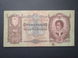 Magyarország 50 Pengő 1932 F-
