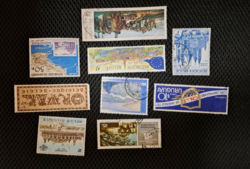 Mixed, large-sized sealed stamp 17