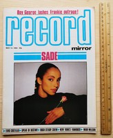 Record Mirror 1984/5/12 Sade Mari Wilson Spear Destiny E Costello Human League Marley Funhouse