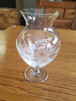 Amazing glass vase with base