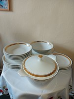 Alföldi gold-edged tableware