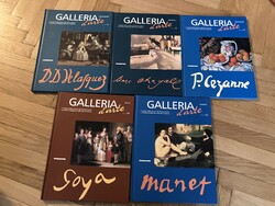 Olasz nyelvű művészeti könyvcsomag (Cézanne, Chagall, Manet, Goya, Velázquez)