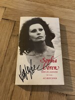 DEDIKÁLT Sophia Loren - Élni és szeretni (A. E. Hotchner) életrajz