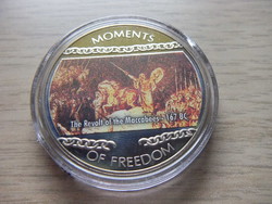 10 Dollar Maccabean Rebellion in a sealed capsule 2004 Liberia