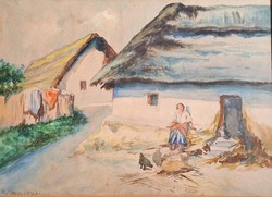 Akvarell-papír grafika