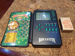 Retro Casino Las Vegas Corner Rulett Quartz Game Vintage Unused Entertainment Board Game Console Retro Style