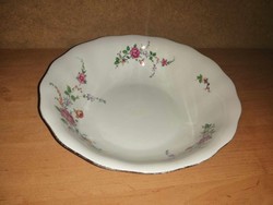 Polish porcelain serving bowl with roses, table center - dia. 26 cm (40/d)